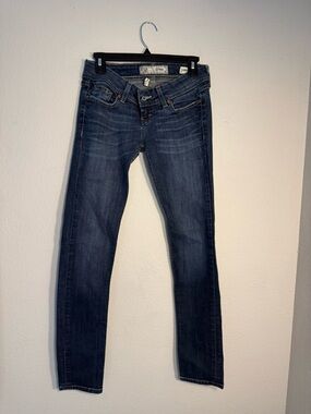 BKE Stella Skinny Low Rise Jeans 25R Dark Wash Y2K minimalist preppy casual
